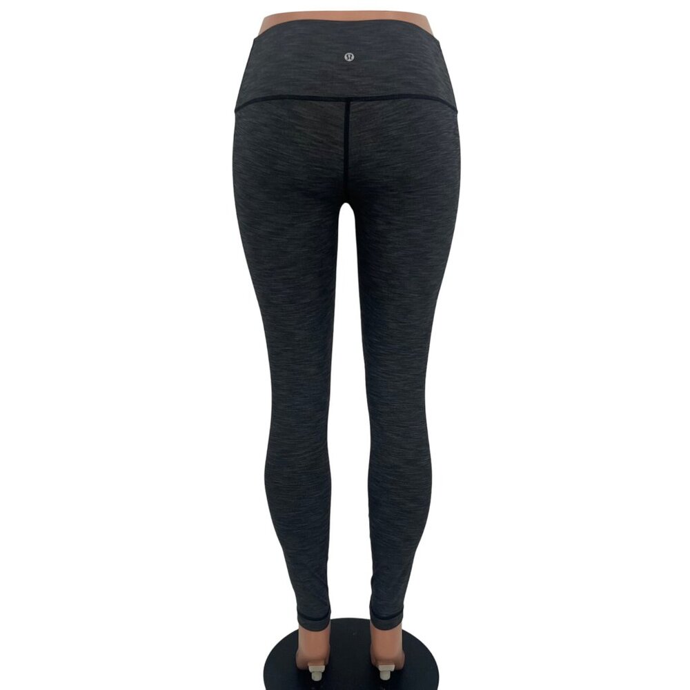 NWOT Lululemon Wunder Under Hi-Rise Tight Heathered Black Buttery Soft Leggings - Picture 14 of 16